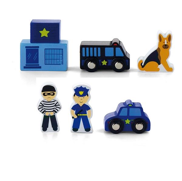 

Дополнительный набор Полицейский участок Viga Toys 7,2х31х3,6 см (det0001252) Синий