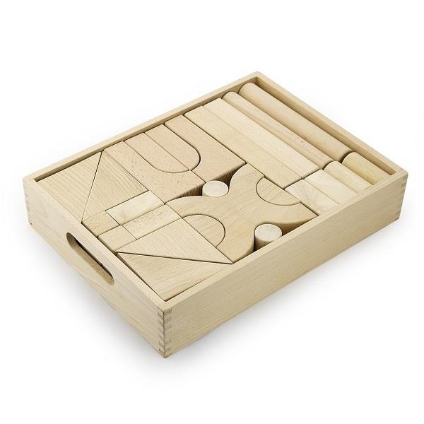 

Набор строительных блоков 48 штук Viga Toys 29х39х7,5 см (igr0000837) Бежевый