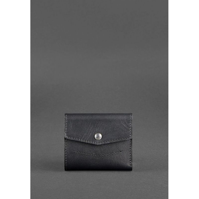 

Кошелек кожаный BlankNote 11.5x9 см Черный
