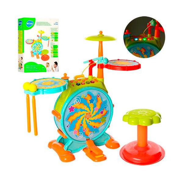 

Игрушка Барабанная установка Hola Toys 31,5х64,5х61,5 см (igr0000791) Разноцветный