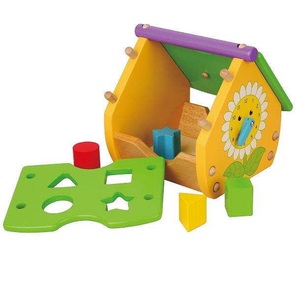 

Игрушка Веселый домик Viga Toys 20х22х20 см (igr0000580) Разноцветный