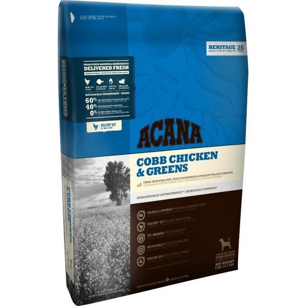 

Сухой корм для собак всех пород ACANA Cobb Chicken & Greens 2 кг