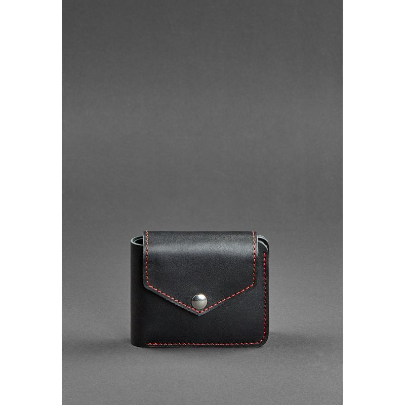 

Портмоне кожаное BlankNote 11x9 см Черный