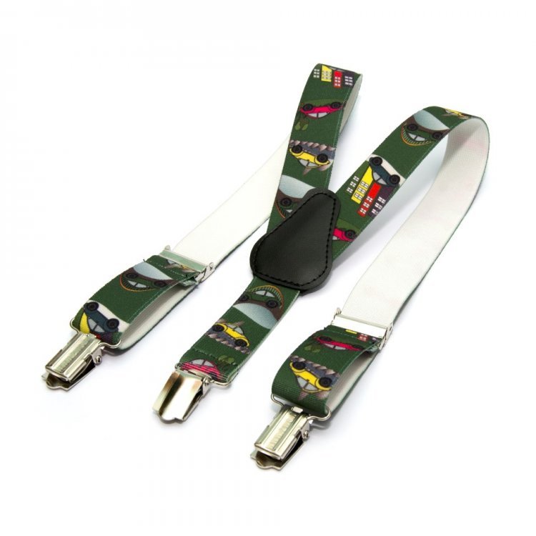 

Подтяжки детские Gofin 60х2,5 см Зеленый