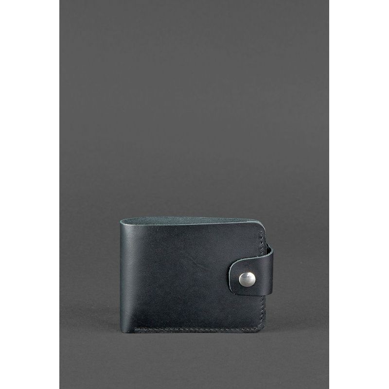 

Портмоне кожаное BlankNote 11х9 см Черный