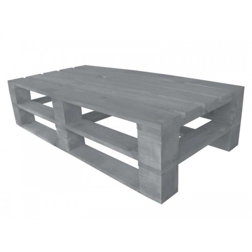 

Стол из поддонов, паллет, стиль Loft (Лофт), натуральное дерево, цвет серый 1200*600*300