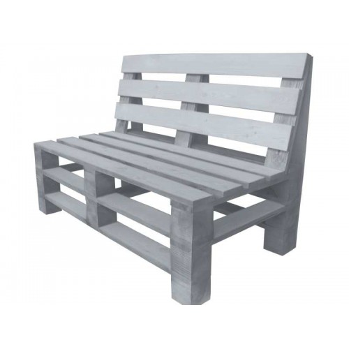 

Диван из поддонов, паллет с косой спинкой, стиль Loft (Лофт), натуральное дерево, цвет серый 1200*650*400 Высота спинки 850