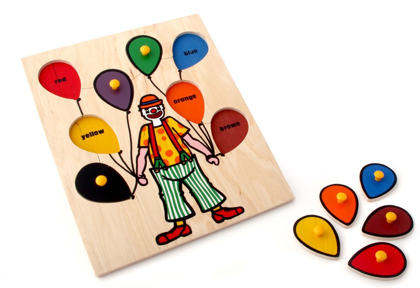 

Рамкавкладыши Клоун 8 деталей Lam Toys 29х20х0,9 см (det0001376) Разноцветный