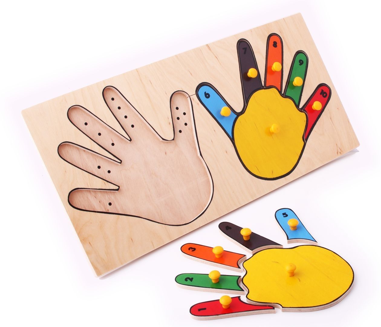 

Рамкавкладыши Руки математика 12 деталей Lam Toys 40х20х0,9 см (det0001368) Разноцветный