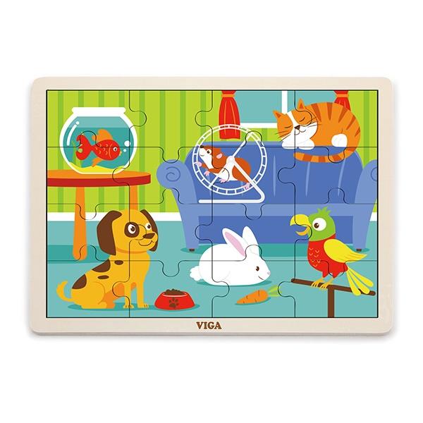 

Пазл Viga Toys "Домашние животные" (51453)