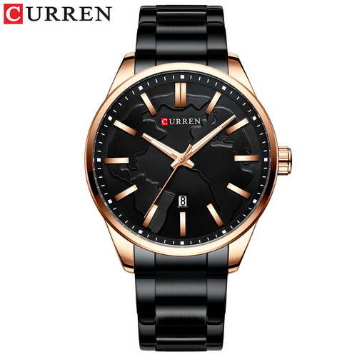 

Часы наручные мужские Curren 45 мм Черный