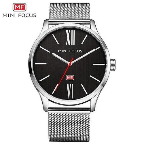 

Наручные часы мужские Mini Focus 43 мм Серебряный