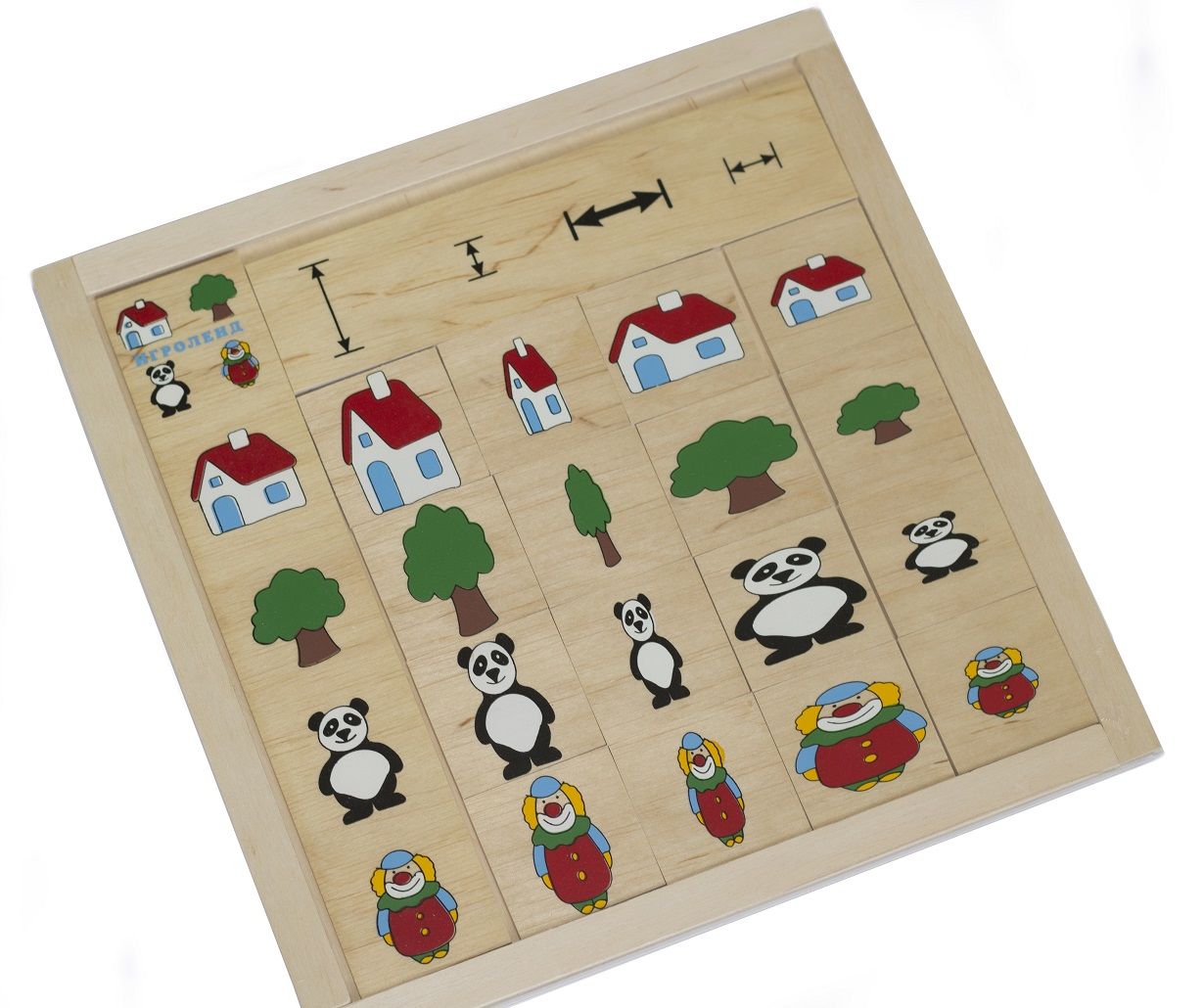 

Игровой набор Сравни и подбери 18 деталей Lam Toys 27х27х0,9 см (det0001377) Разноцветный