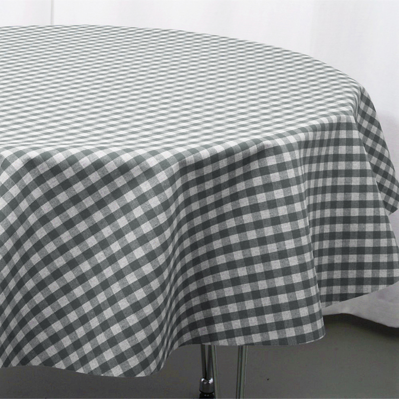 

Круглая скатерть 8400 Time Textile Ø160 см Серый