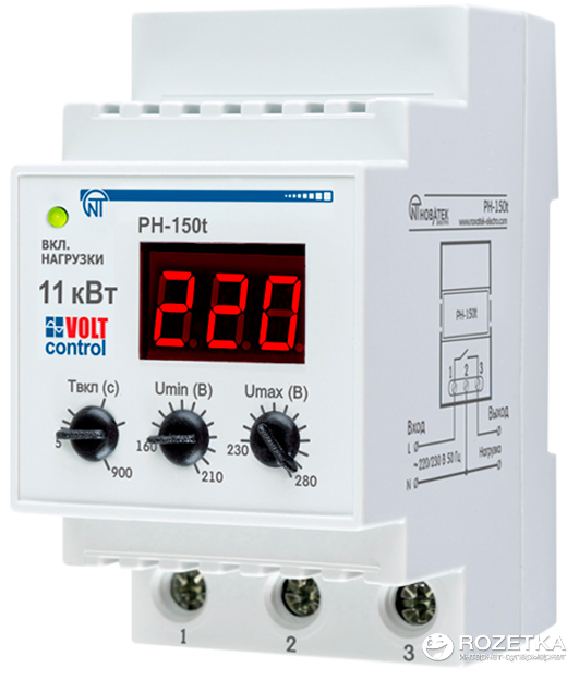 

Реле напряжения VOLT CONTROL РН-150Т