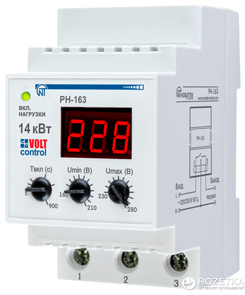 

Реле напряжения VOLT CONTROL РН-163