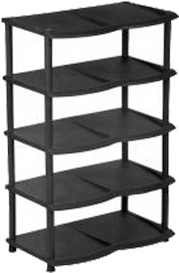 

Полка для обуви Ozgen Plastik SH01 Black