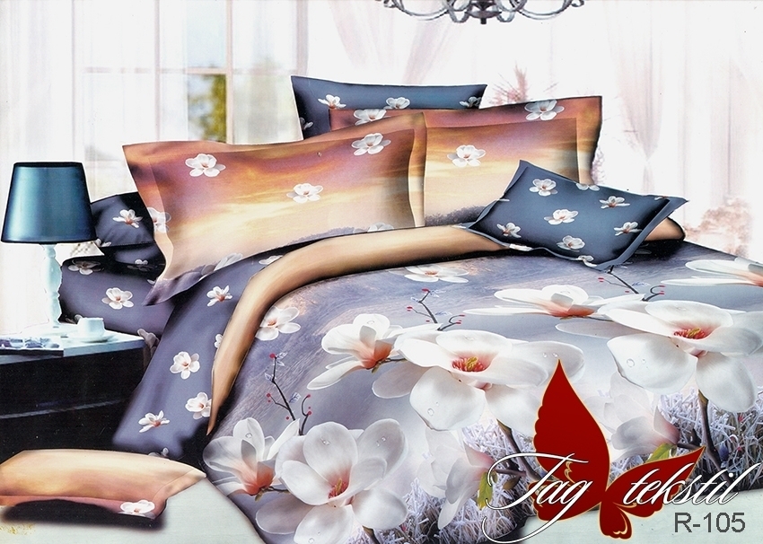 

Комплект постельного белья R105 ТМ TAG 200х220 см
