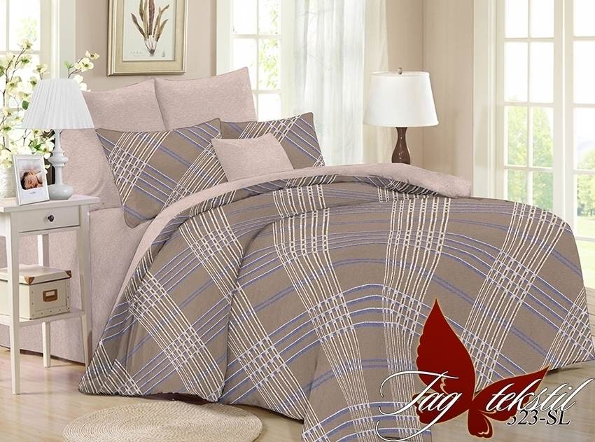 

Комплект постельного белья с компаньоном SL323 ТМ TAG 200x215 см