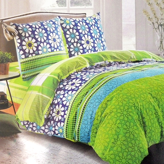 

Набор постельного белья Elway 160х220 см (2шт) Зеленый