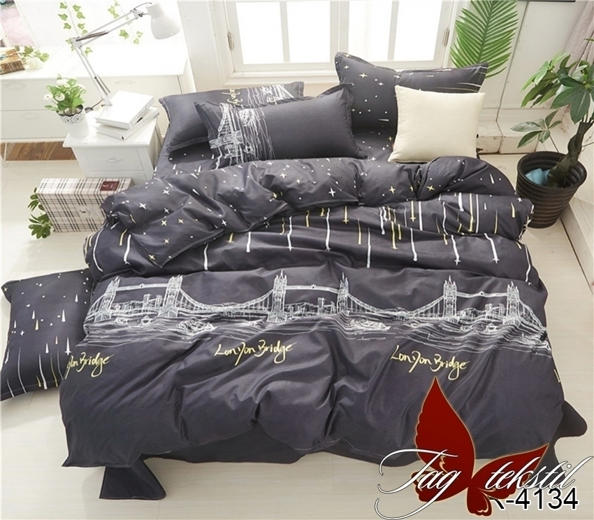 

Комплект постельного белья R4134 ТМ TAG 150х215 см (2шт)