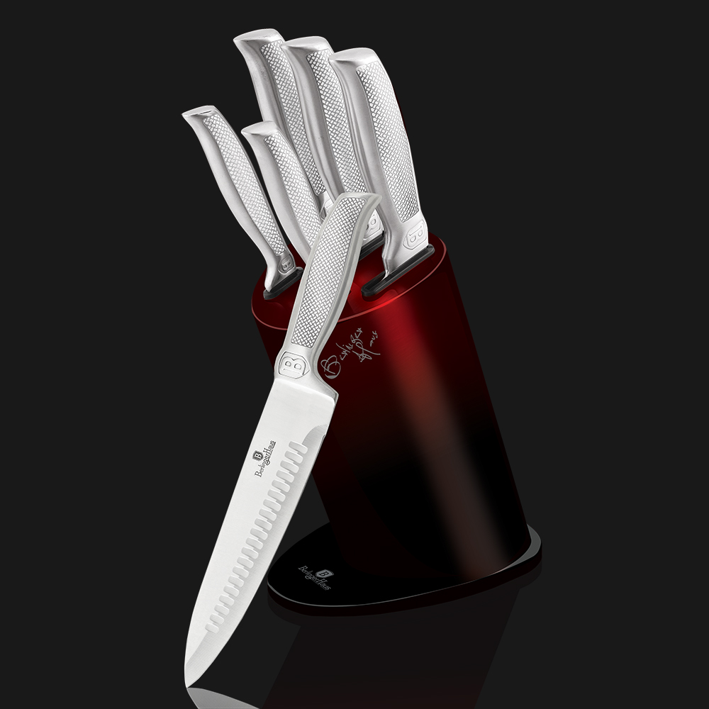 

Набор ножей Berlinger Haus Black Burgundy Metallic Line 6 предмета BH-2282A