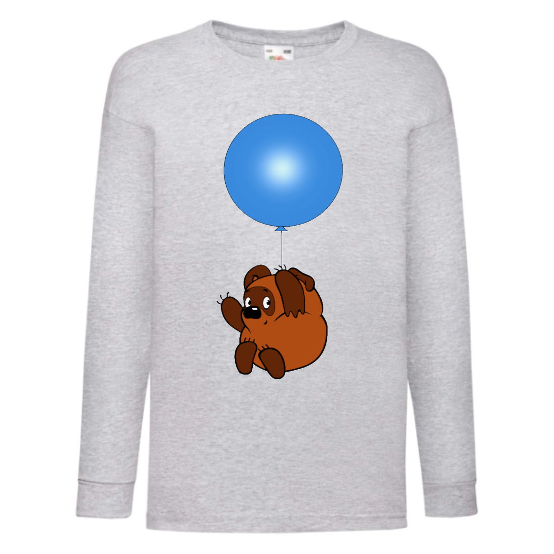 

Лонгслив реглан Винни Пух 013 (Winnie Pooh) серый (WP gr 013) 104 см