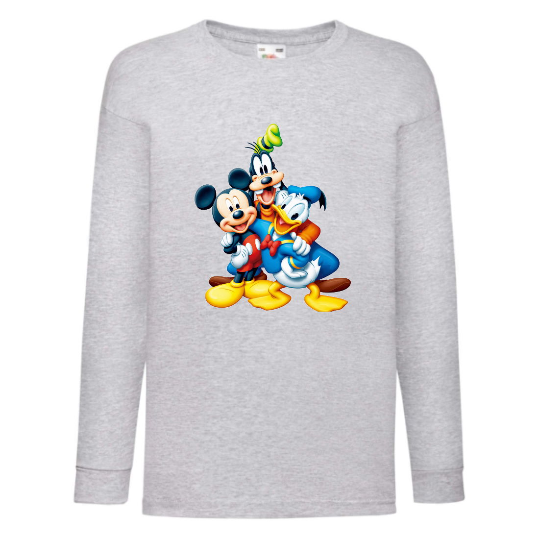

Лонгслив реглан Микки Маус 002 (Mickey Mouse) серый (MMS gr 002) 152 см