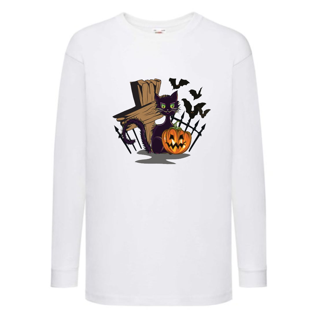 

Лонгслив реглан Хелловин 0010 (Halloween) белый (HAL wh 0010) 140 см