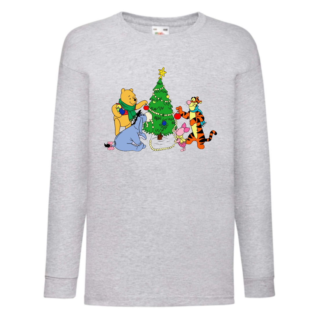 

Лонгслив реглан Винни Пух 012 (Winnie Pooh) серый (WP gr 012) 104 см