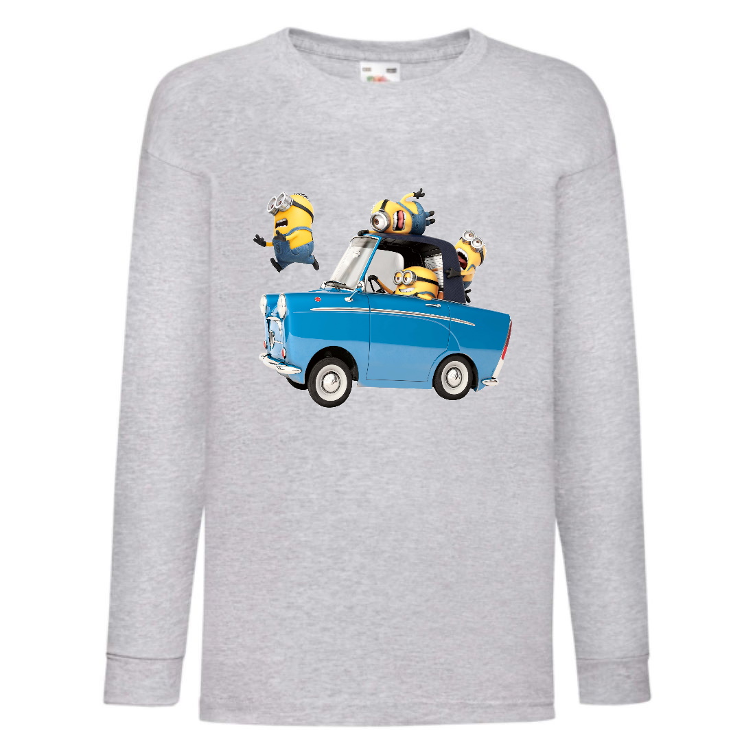 

Лонгслив реглан Миньоны 6 (Minions) серый (MS gr 006) 128 см