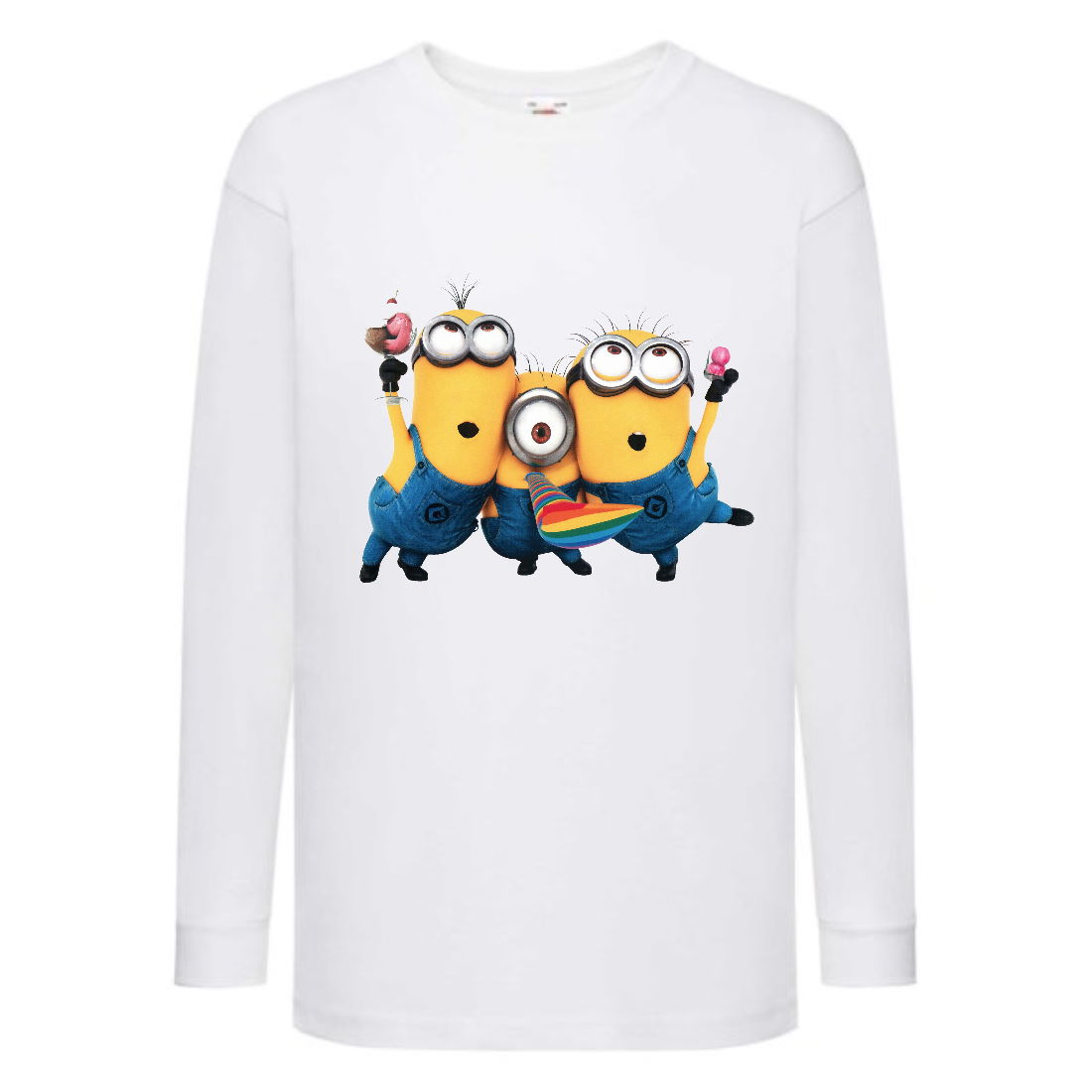 

Лонгслив реглан Миньоны 03 (Minions) белый (MS wh 03) 128 см