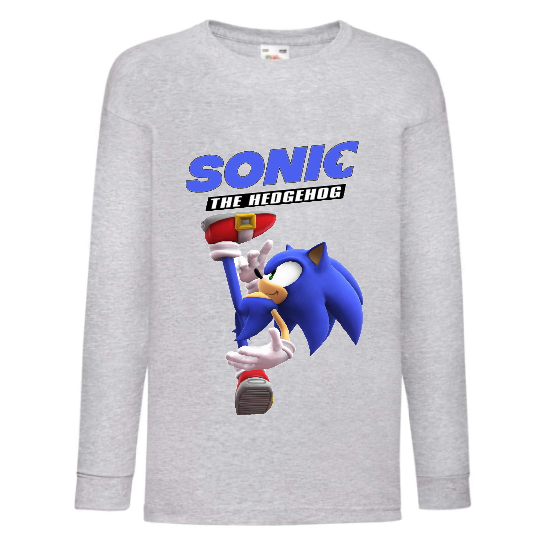 

Лонгслив реглан Соник 3 (Sonic) серая (SC gr 003) 104 см