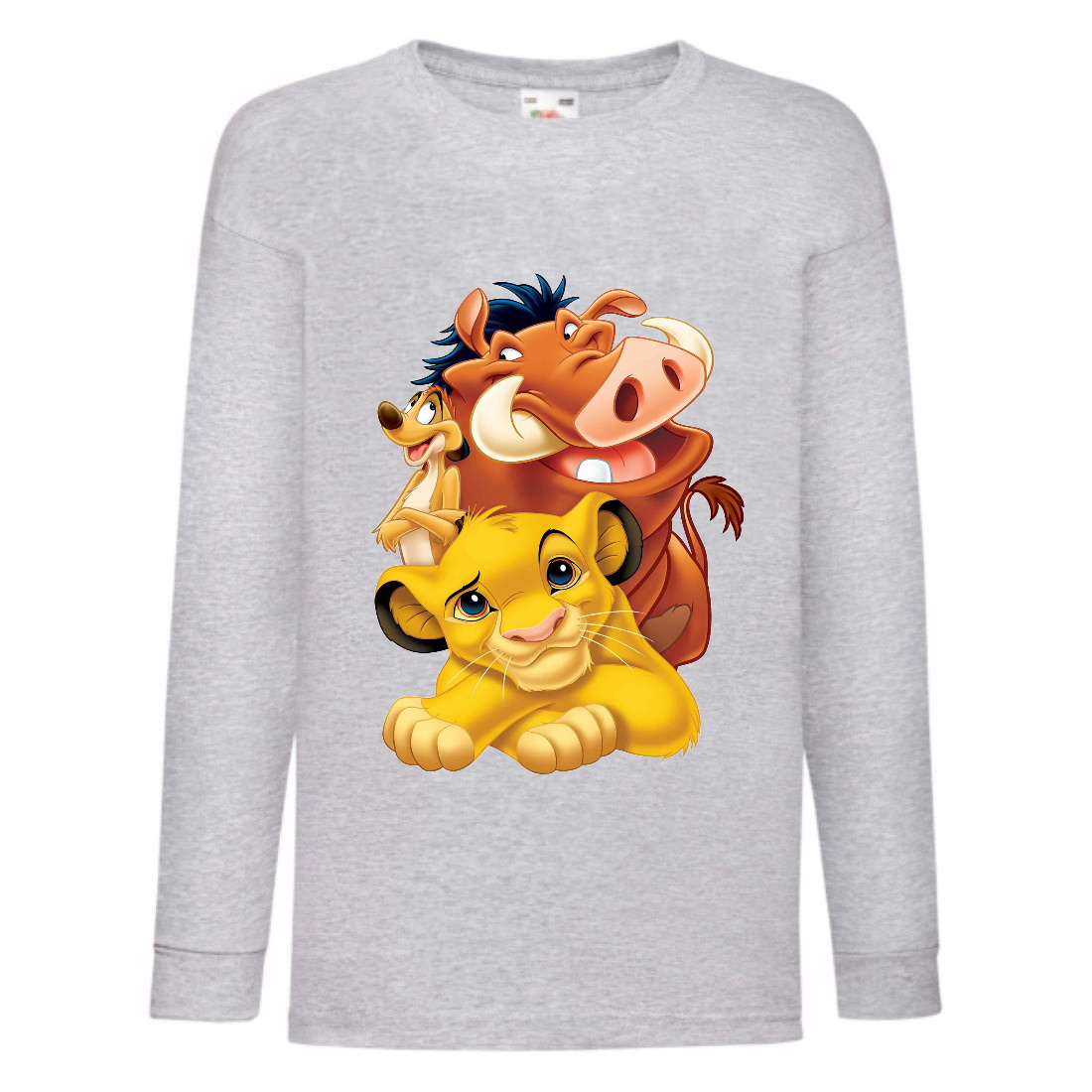 

Лонгслив реглан Король Лев 3 (Lion King) серый (LK gr 003) 140 см