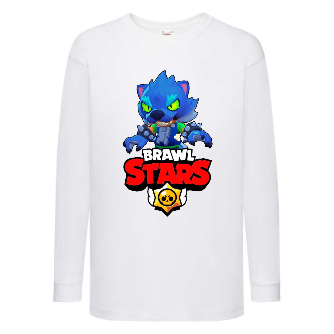 

Лонгслив реглан Бравл Старс Оборотень (Brawl Stars) белая (BRST wh 3) 128 см