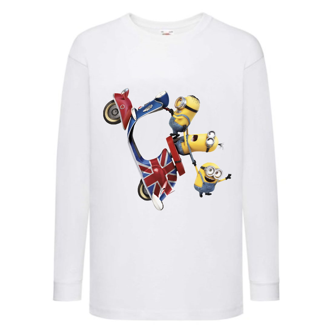

Лонгслив реглан Миньоны 5 (Minions) белый (MS wh 005) 116 см