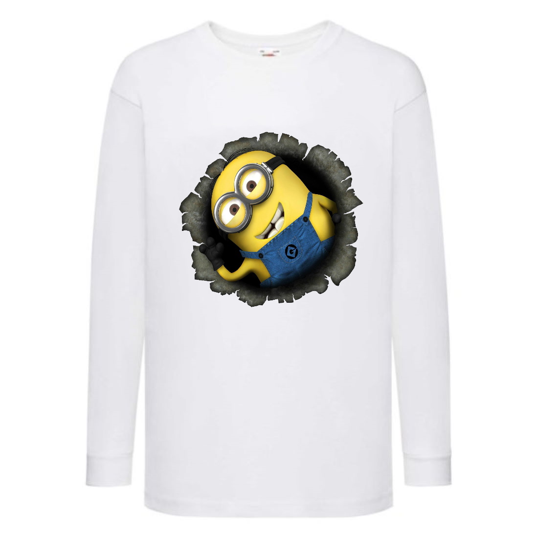 

Лонгслив реглан Миньоны (Minions) белый (MS wh 001) 116 см