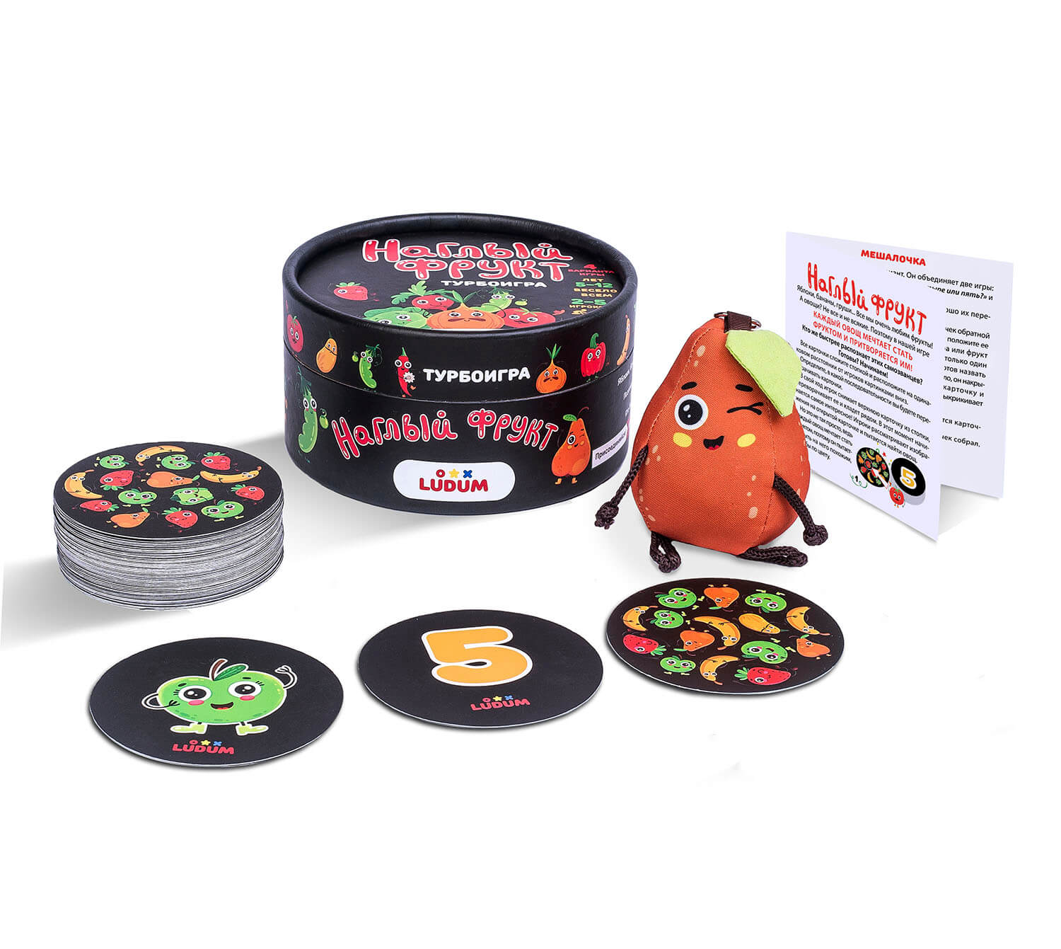 

Игра настольная "Наглый Фрукт", тубус большой (4820215151689)