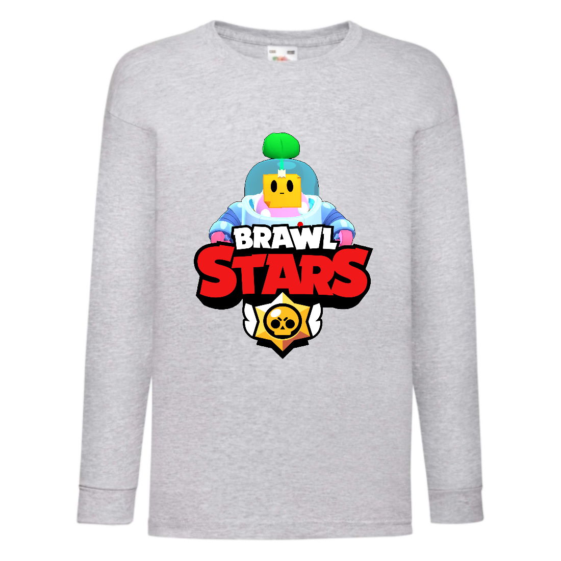 

Лонгслив реглан Бравл Старс Спраут (Brawl Stars) серая (BRST gr 06) 128 см