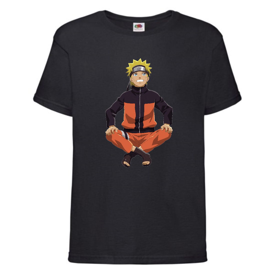 

Футболка детская Наруто 033 (Naruto) черная (NAR blc 033) 116 см