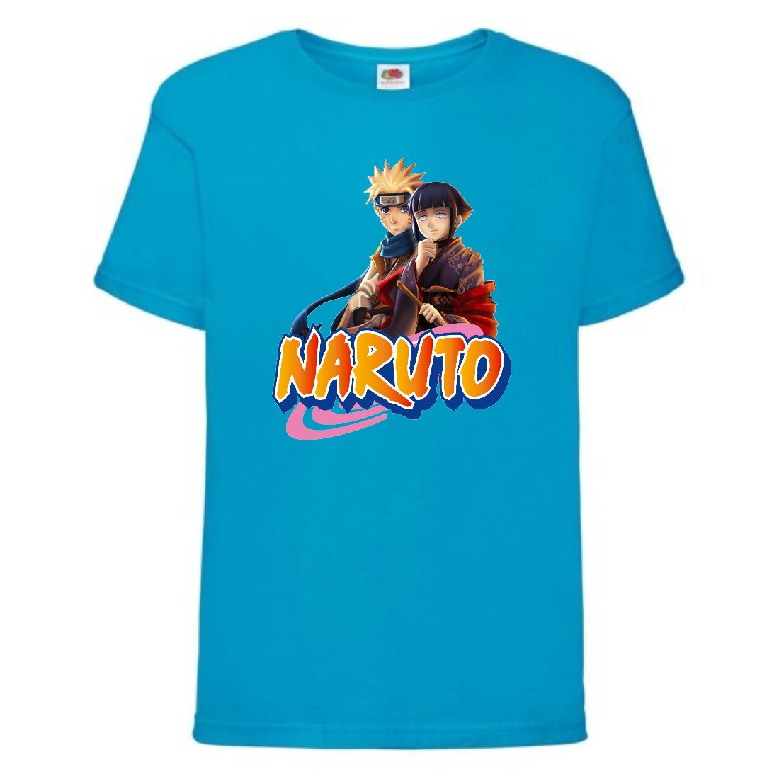 

Футболка детская Наруто 043 (Naruto) голубая (NAR lblu 043) 116 см