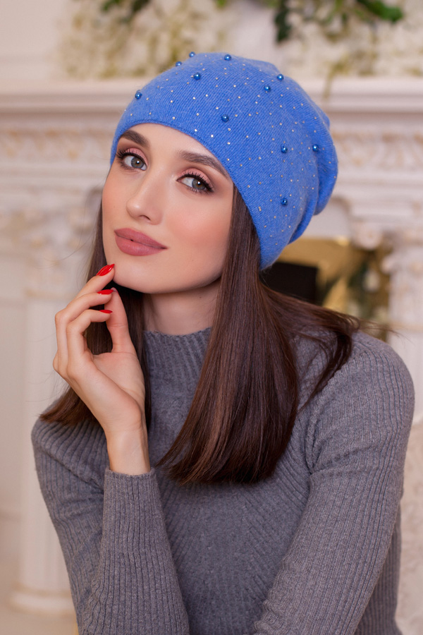 

Шапка «Валенсия» Braxton 26024133 56-59 см васильковый 4568 56-59