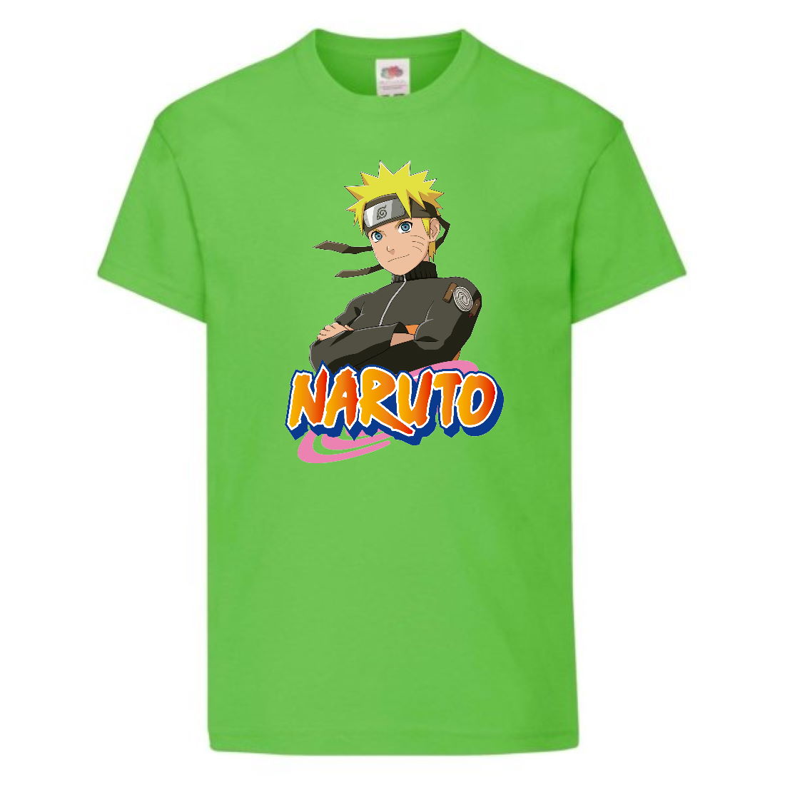 

Футболка детская Наруто 035 (Naruto) светлозеленая (NAR lgrn 035) 116 см