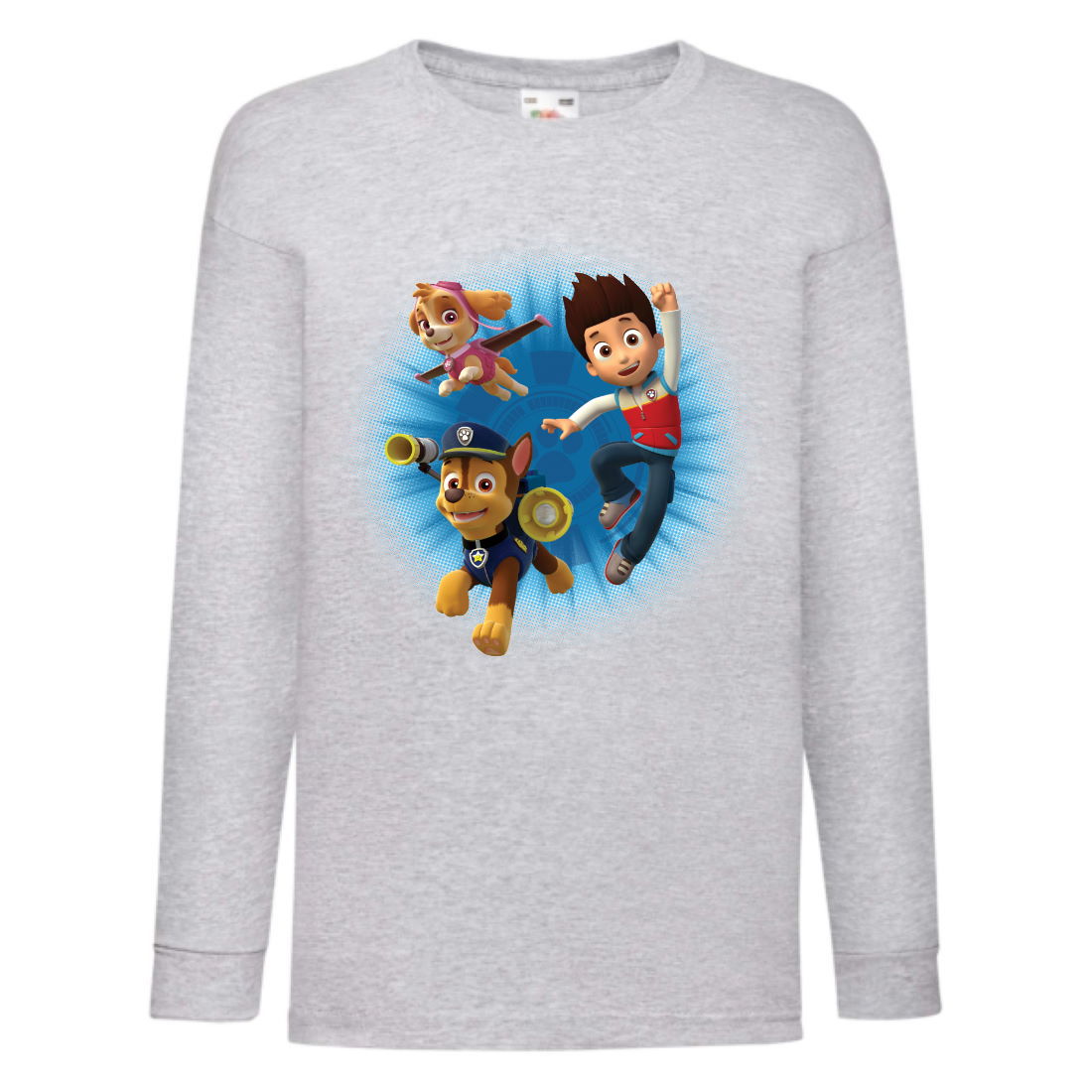 

Лонгслив реглан Щенячий патруль 17 (Paw Patrol) серый (PWP gr 008) 116 см