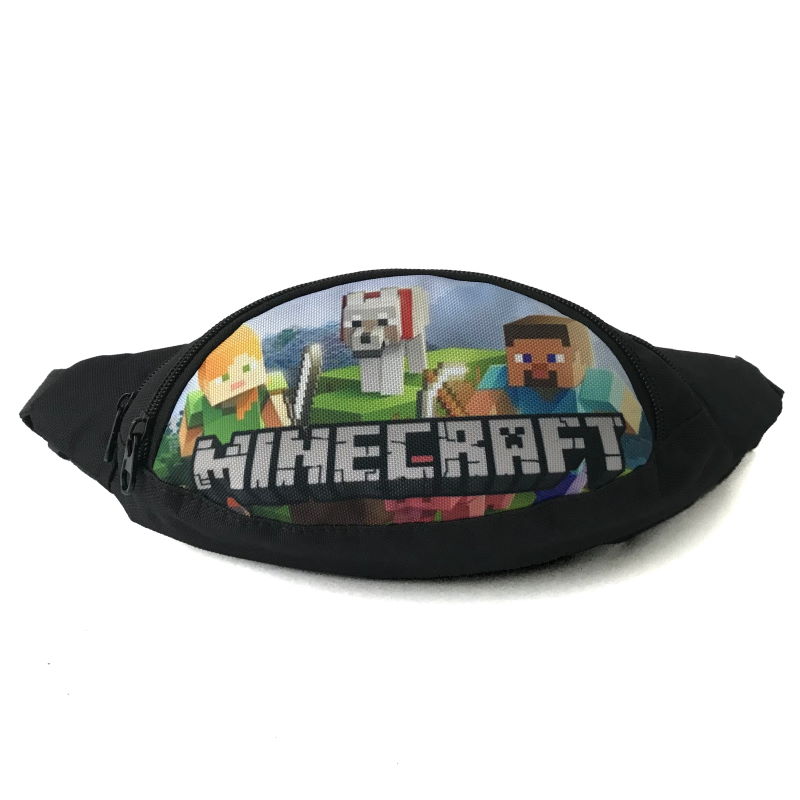 

Сумка Бананка Майнкрафт Minecraft на пояс Cappuccino Toys 1533 черная