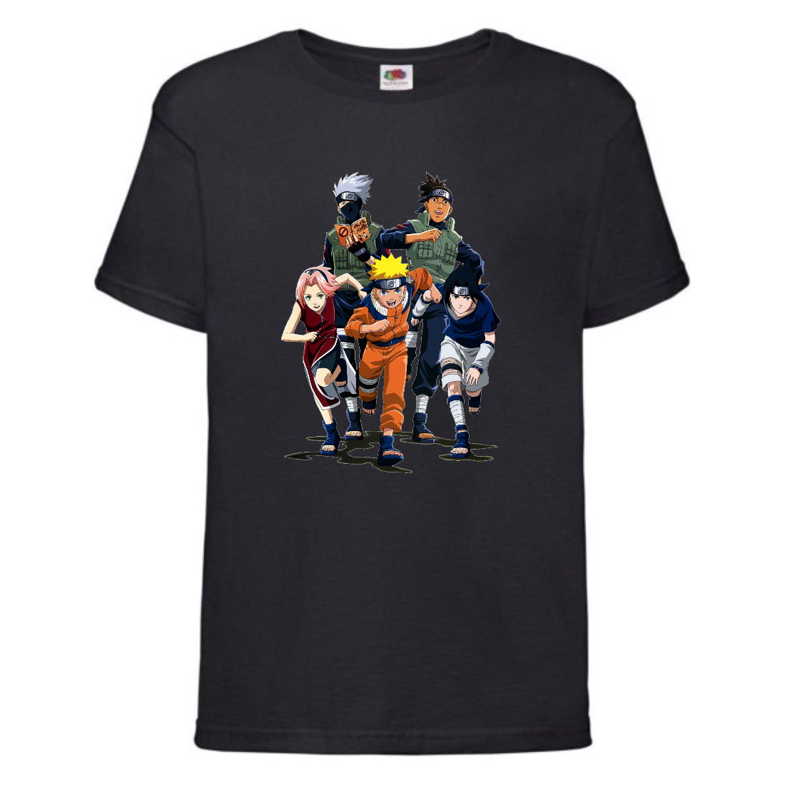 

Футболка детская Наруто 025 (Naruto) черная (NAR blc 025) 116 см