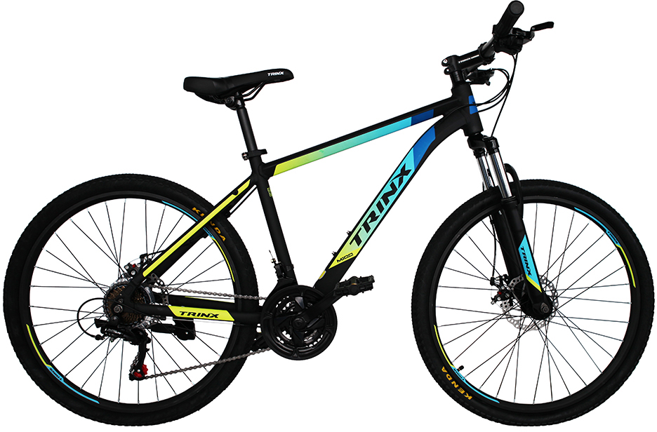 

Велосипед TRINX M100 2020 26" 17" Matt-Black-Blue-Yellow (M100.17MBBY)