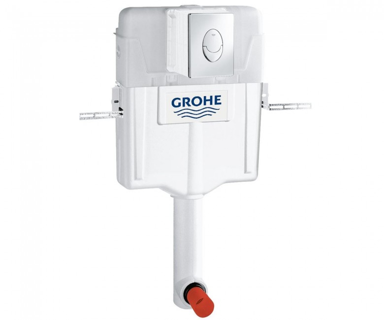 

Смывной бачок с клавишей смыва GROHE GD 2 38895000 белый (58076)