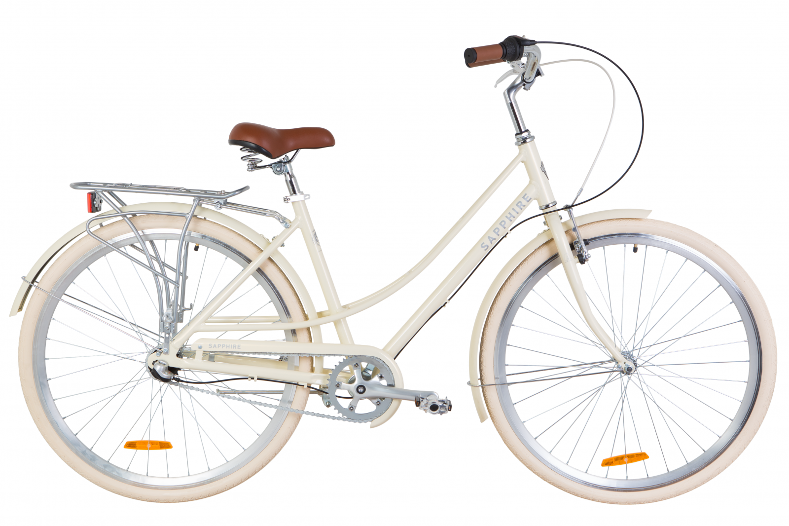 

Велосипед женский 28" Dorozhnik SAPPHIRE планет. 2020 (бежевый)