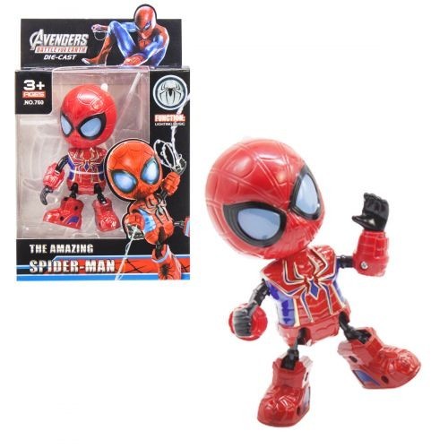 

Робот Avengers Spider Man BF1041 Супергерои, свет, музыка, 24 * 7,4 * 15,2 см, красный